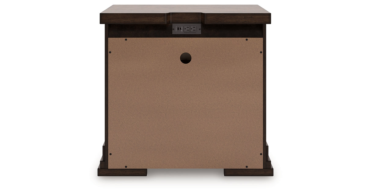 Taffenbrook Medium Brown Nightstand from Ashley Furniture - Luna Furniture