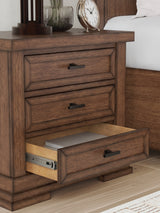 Taffenbrook Medium Brown Nightstand from Ashley Furniture - Luna Furniture