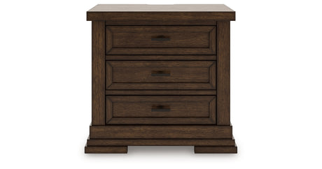 Taffenbrook Medium Brown Nightstand from Ashley - Luna Furniture