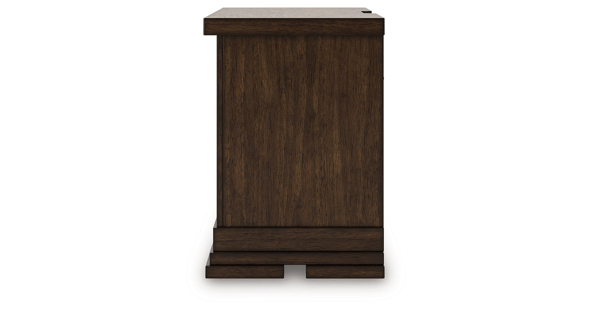 Taffenbrook Medium Brown Nightstand from Ashley Furniture - Luna Furniture