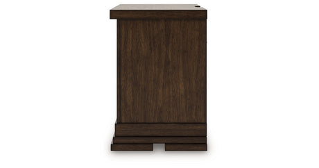 Taffenbrook Medium Brown Nightstand from Ashley - Luna Furniture