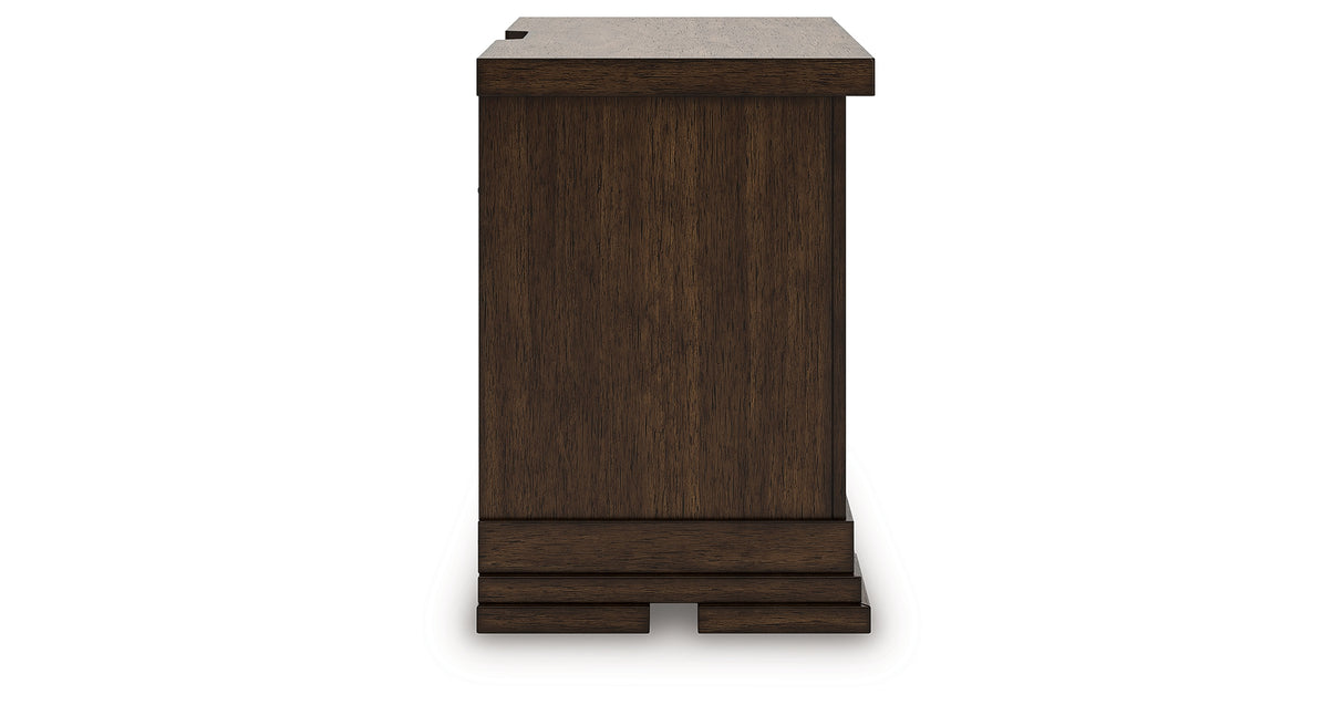 Taffenbrook Medium Brown Nightstand from Ashley Furniture - Luna Furniture