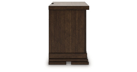 Taffenbrook Medium Brown Nightstand from Ashley - Luna Furniture