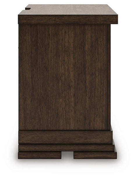 Taffenbrook Medium Brown Nightstand from Ashley - Luna Furniture