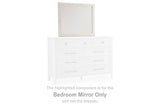 Darbonton Dove White Bedroom Mirror from Ashley - Luna Furniture