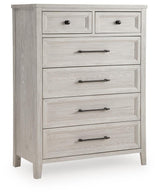 Darbonton Dove White Chest of Drawers from Ashley - Luna Furniture