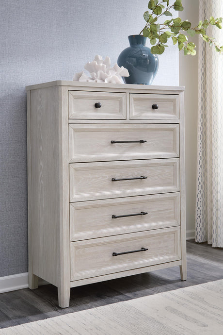 Darbonton Dove White Chest of Drawers from Ashley - Luna Furniture
