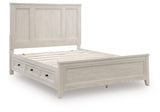 Darbonton Dove White Queen Panel Storage Bed from Ashley - Luna Furniture