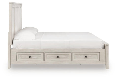 Darbonton Dove White Queen Panel Storage Bed from Ashley - Luna Furniture