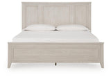 Darbonton Dove White King Panel Storage Bed from Ashley - Luna Furniture