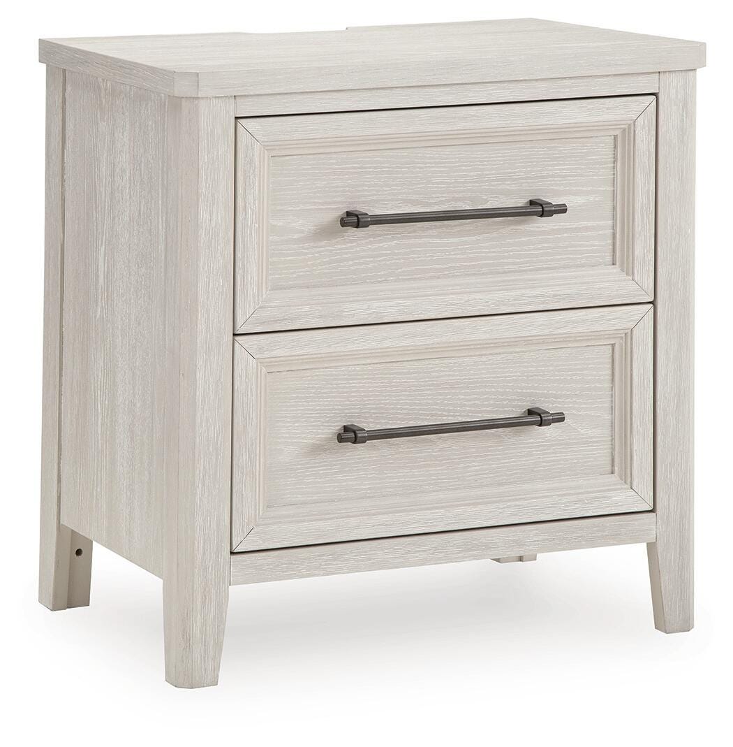 Darbonton Dove White Nightstand from Ashley - Luna Furniture