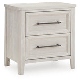 Darbonton Dove White Nightstand from Ashley - Luna Furniture