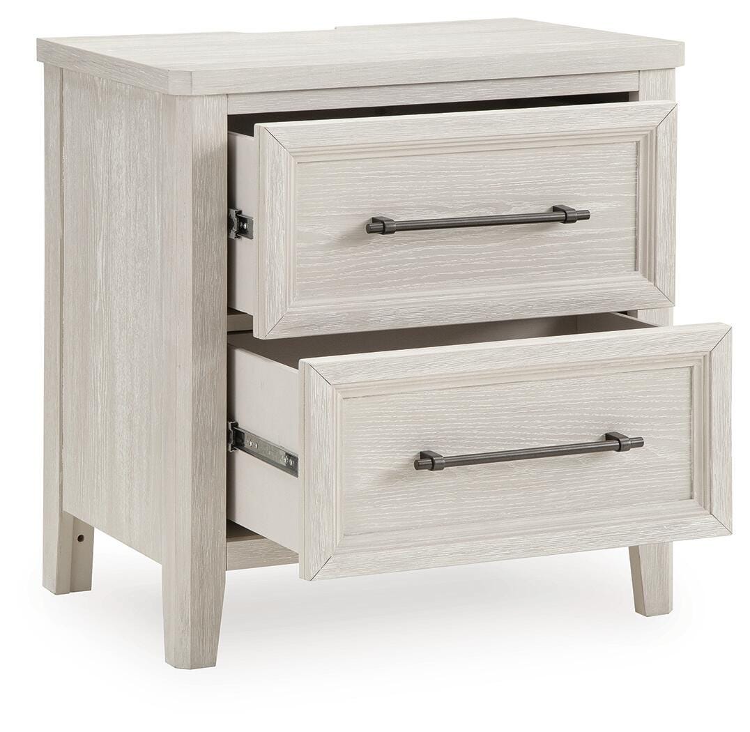 Darbonton Dove White Nightstand from Ashley - Luna Furniture