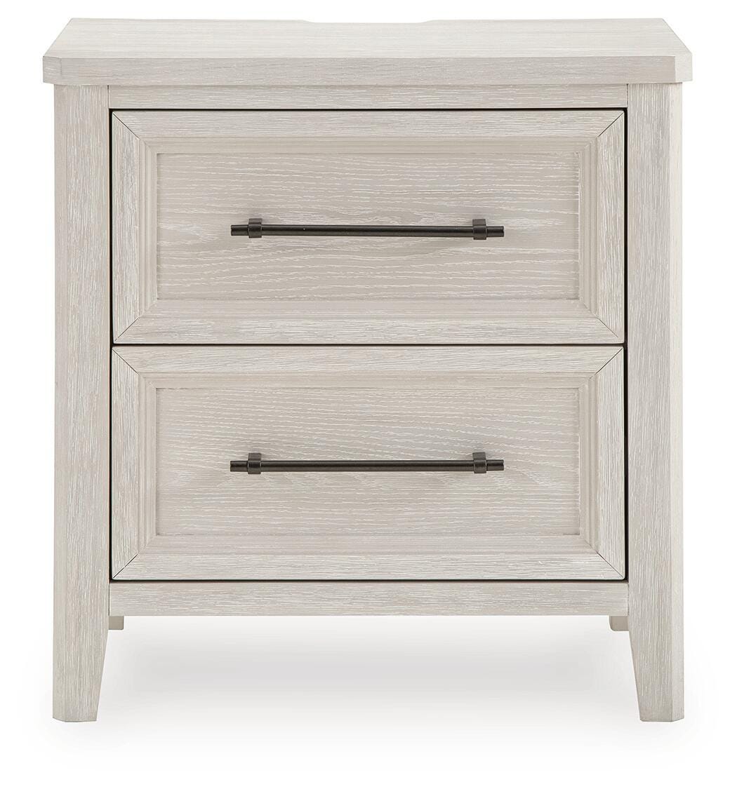 Darbonton Dove White Nightstand from Ashley - Luna Furniture