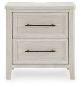Darbonton Dove White Nightstand from Ashley - Luna Furniture