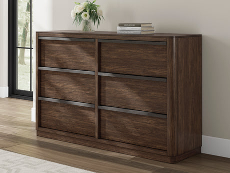Dilenno Dark Brown Canopy Bedroom Set from Ashley Furniture - Luna Furniture