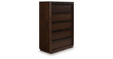 Dilenno Dark Brown Chest of Drawers from Ashley Furniture - Luna Furniture