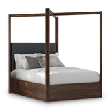 Dilenno Dark Brown Canopy Bedroom Set from Ashley - Luna Furniture