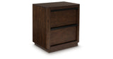 Dilenno Dark Brown Nightstand from Ashley Furniture - Luna Furniture