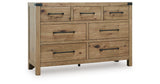 Ridgester Light Brown Dresser from Ashley - Luna Furniture