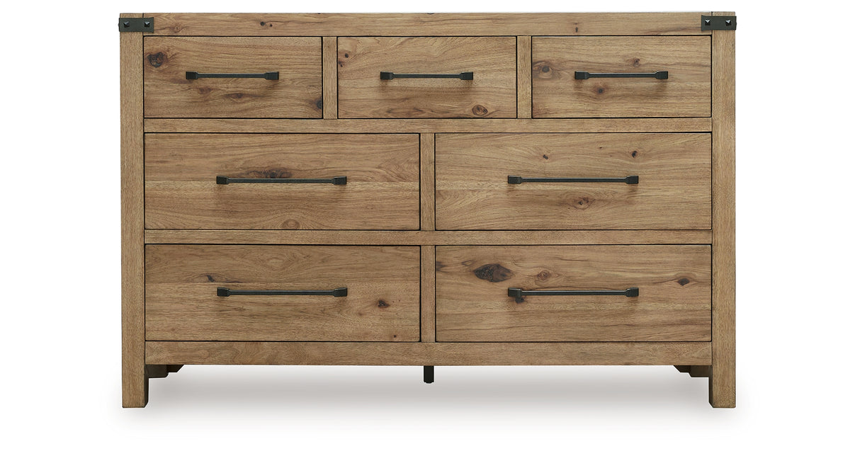 Ridgester Light Brown Dresser from Ashley - Luna Furniture
