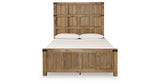 Ridgester Light Brown Queen Panel Bed from Ashley - Luna Furniture