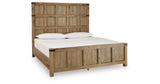 Ridgester Light Brown King Panel Bed from Ashley - Luna Furniture