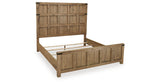 Ridgester Light Brown King Panel Bed from Ashley - Luna Furniture