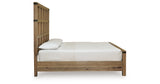Ridgester Light Brown King Panel Bed from Ashley - Luna Furniture