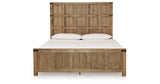 Ridgester Light Brown California King Panel Bed from Ashley - Luna Furniture
