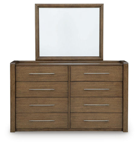 Marxmore Brown Dresser and Mirror from Ashley Furniture - Luna Furniture