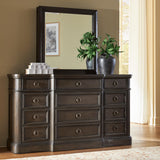 Wickenger Dark Brown Dresser and Mirror from Ashley - Luna Furniture