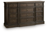 Wickenger Dark Brown Dresser from Ashley - Luna Furniture