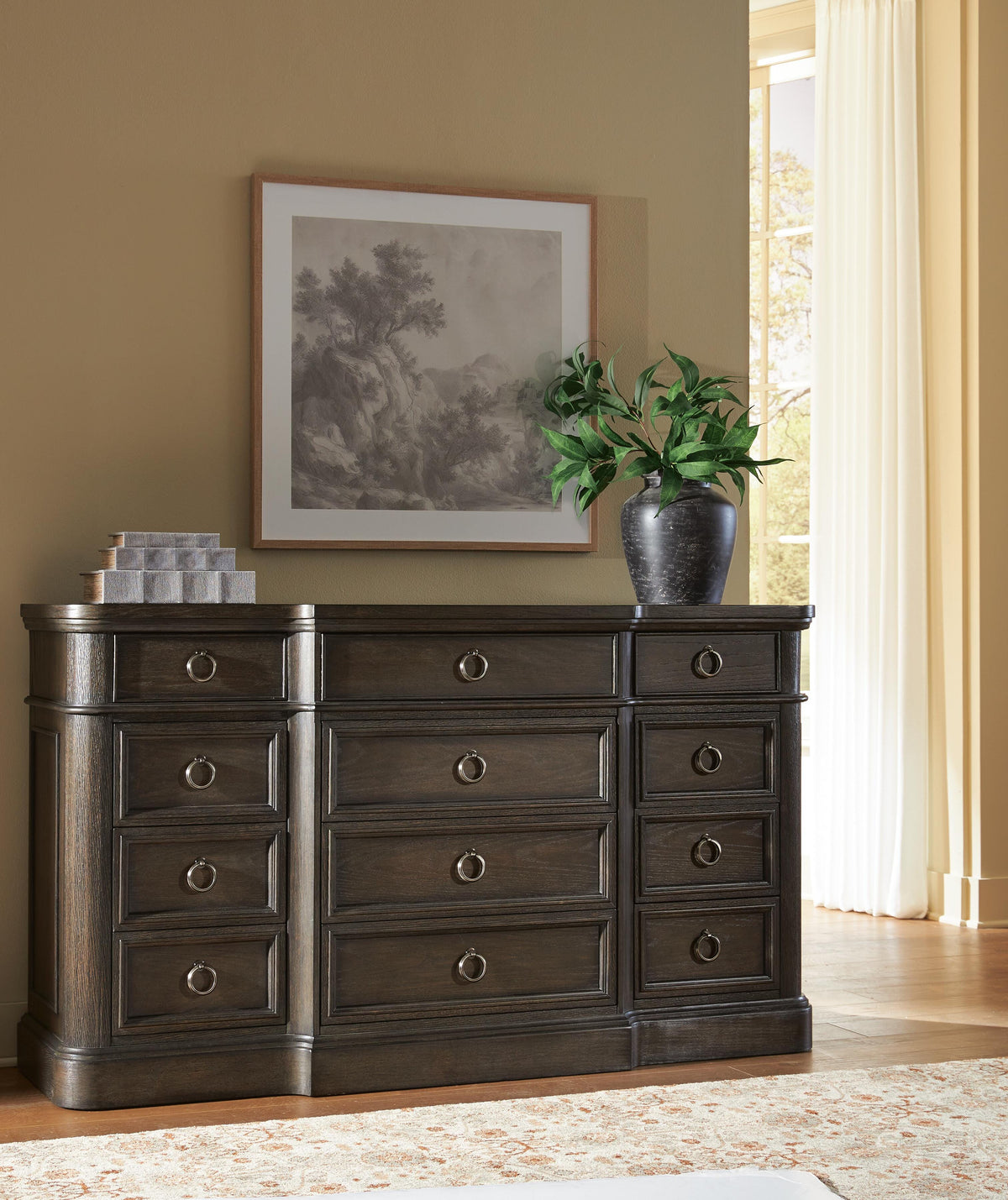 Wickenger Dark Brown Dresser from Ashley - Luna Furniture