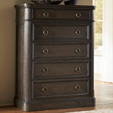 Wickenger Dark Brown Chest of Drawers from Ashley - Luna Furniture
