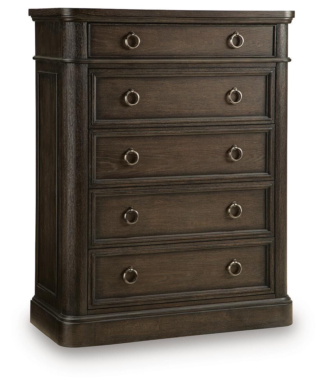 Wickenger Dark Brown Chest of Drawers from Ashley - Luna Furniture