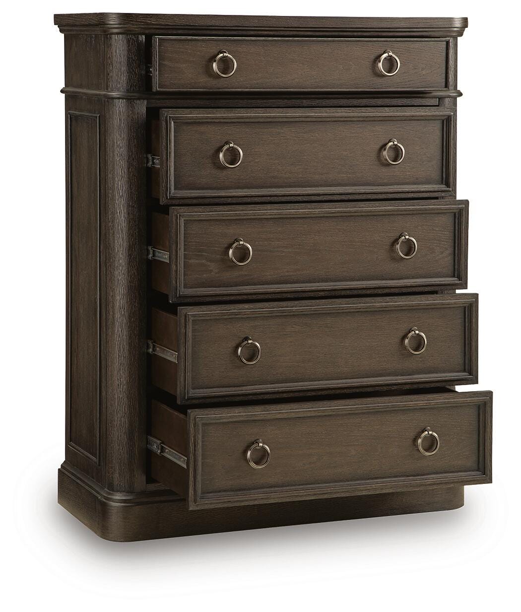 Wickenger Dark Brown Chest of Drawers from Ashley - Luna Furniture