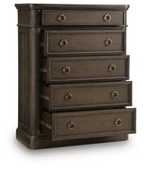 Wickenger Dark Brown Chest of Drawers from Ashley - Luna Furniture