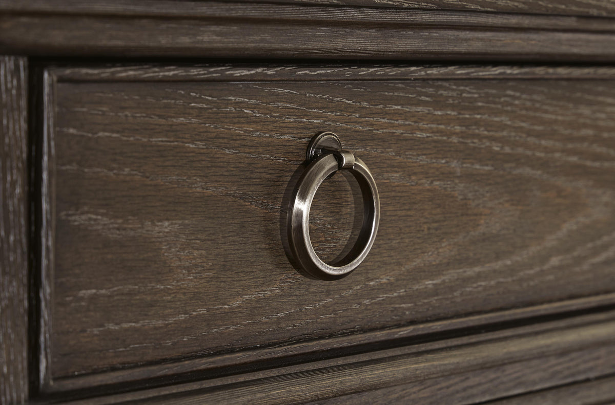 Wickenger Dark Brown Chest of Drawers from Ashley - Luna Furniture
