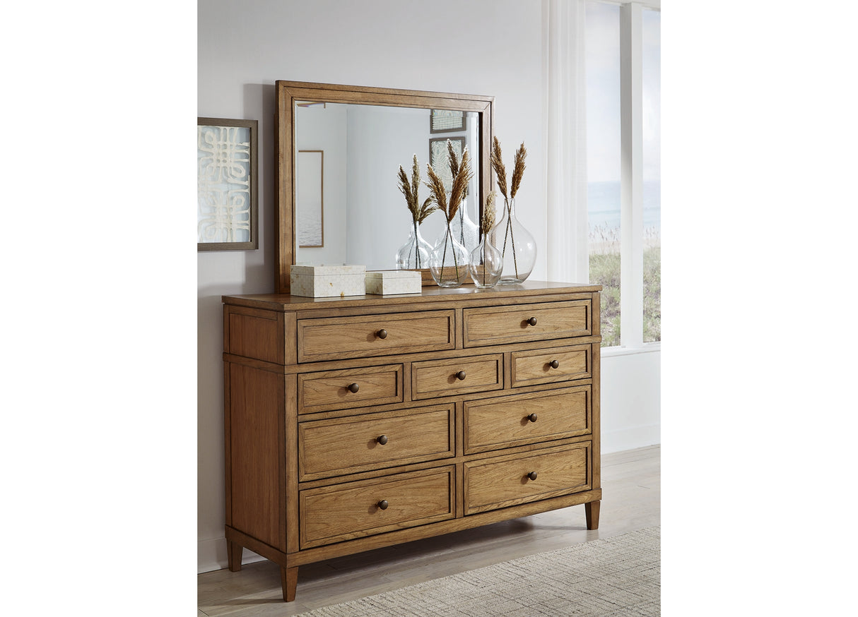 Sharlance Brown Dresser and Mirror from Ashley - Luna Furniture