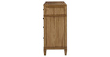 Sharlance California King Upholstered Panel Bed with Dresser in Light Brown from Ashley - Luna Furniture