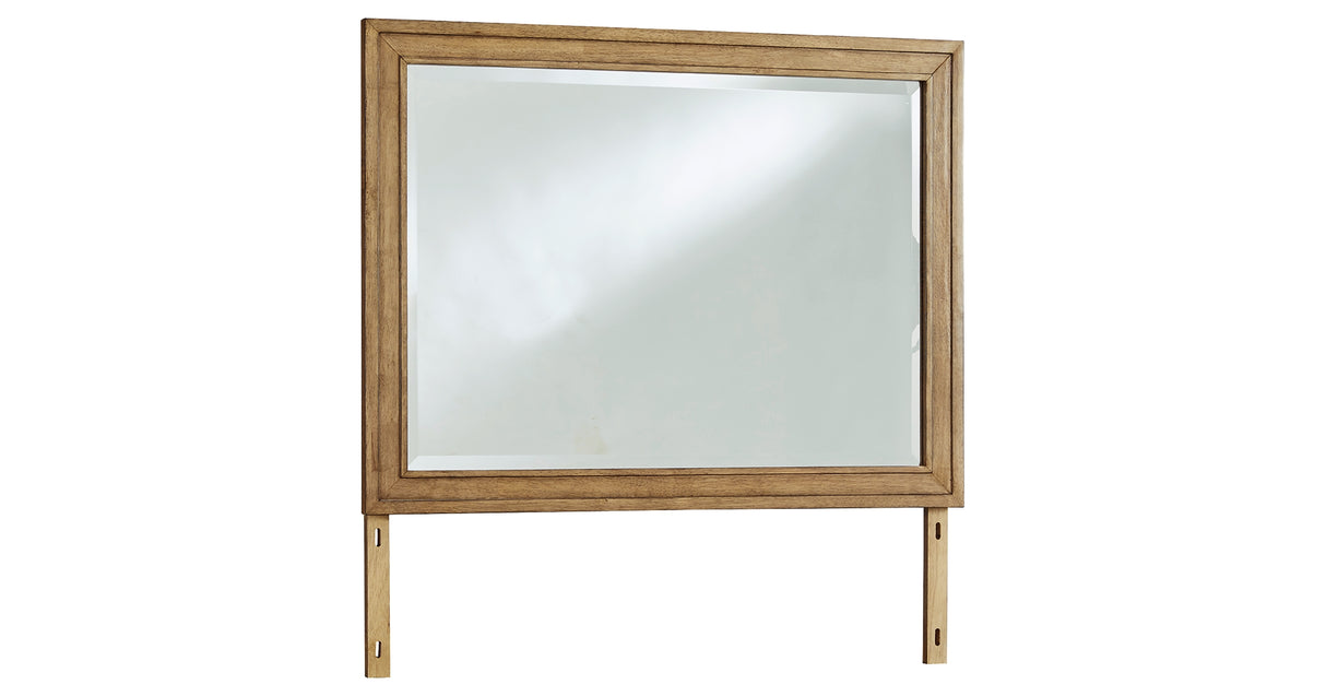 Sharlance Light Brown Bedroom Mirror (Mirror Only) from Ashley Furniture - Luna Furniture
