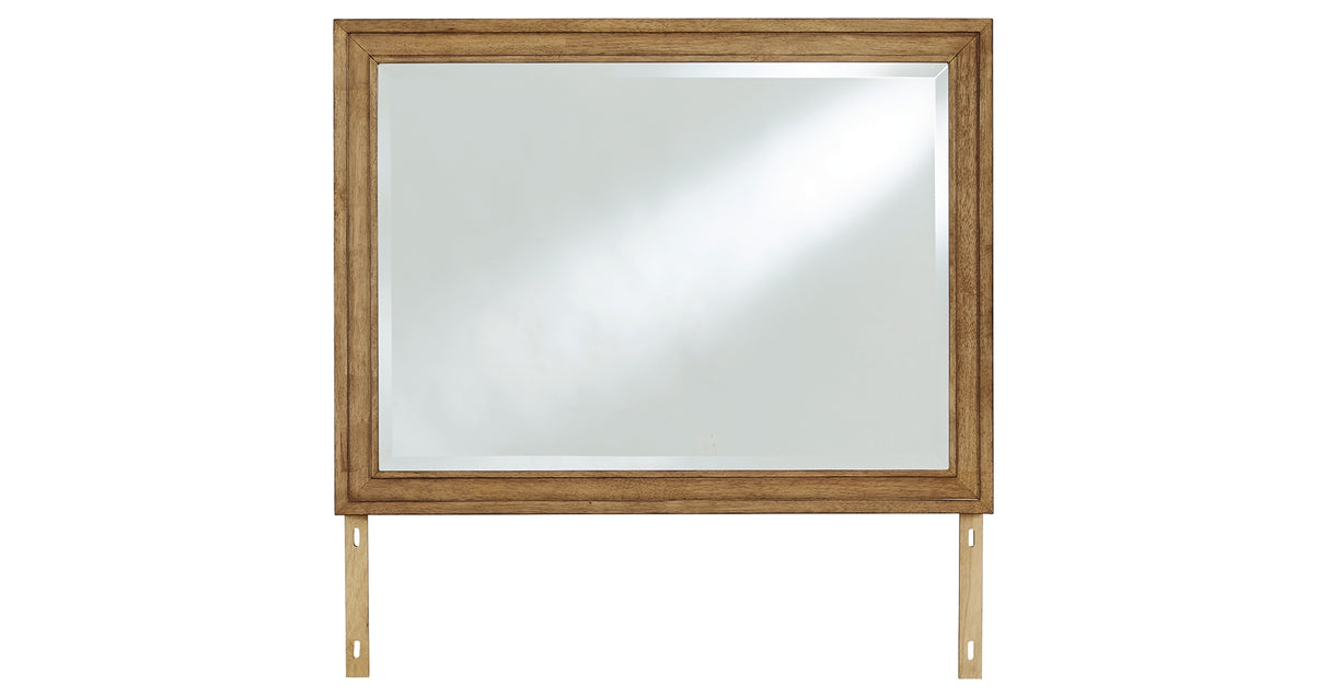 Sharlance Light Brown Bedroom Mirror (Mirror Only) from Ashley Furniture - Luna Furniture