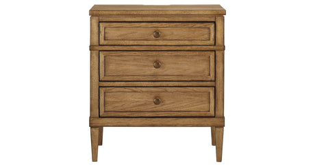 Sharlance California King Upholstered Panel Bed with 2 Nightstands in Light Brown from Ashley Furniture - Luna Furniture