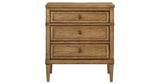 Sharlance King Upholstered Panel Bed with Mirrored Dresser, Chest and Nightstand in Light Brown from Ashley - Luna Furniture