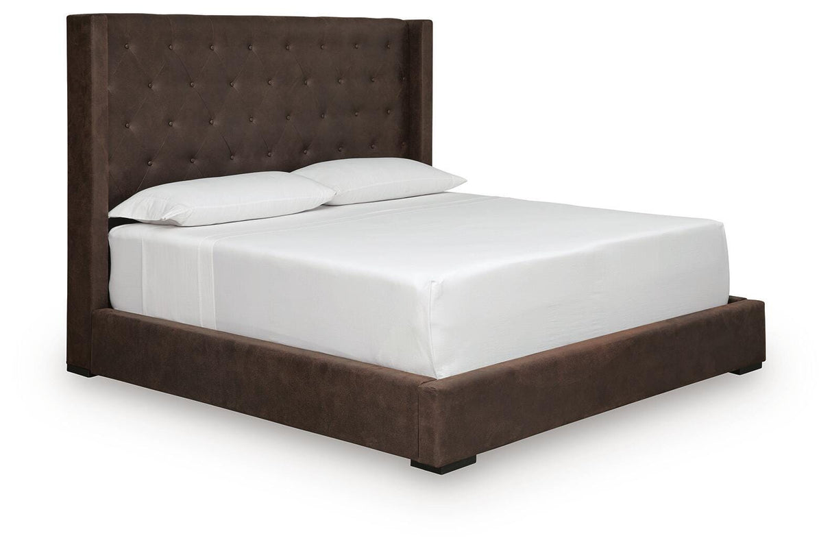 Lavernty Queen Upholstered Storage Bed from Ashley - Luna Furniture
