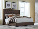Lavernty King Upholstered Storage Bed from Ashley - Luna Furniture