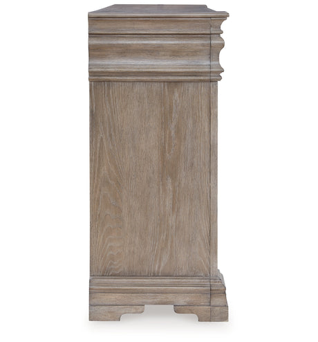 Blairhurst Light Grayish Brown Queen Panel Bed with Dresser from Ashley - Luna Furniture