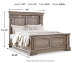 Blairhurst Light Grayish Queen Panel Bed, 2 Chests and 2 Nightstands from Ashley - Luna Furniture