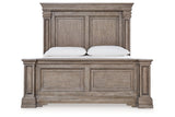 Blairhurst Light Grayish Brown Queen Panel Bed from Ashley - Luna Furniture